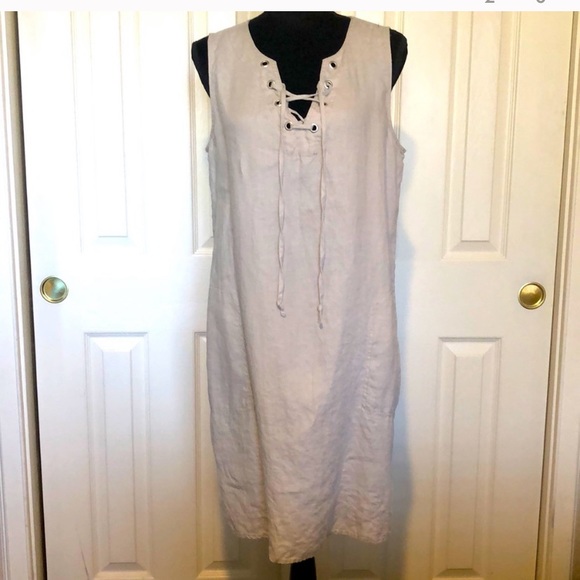 Adrienne Vittadini Dresses & Skirts - Women’s Linen Sleeveless Dress